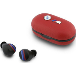 BMW TWS Ακουστικά Bluetooth In Ear Ανθεκτικά στο Νερό Red