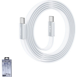 Remax CB35 Flat USB-C to USB-C 65W 1.2m White