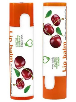 Vivo Verde Cherry Lip Balm με Χρώμα 4.5gr