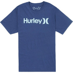 Hurley Ανδρικό Αθλητικό T-Shirt Navy Μπλε MTS0035030-H4053