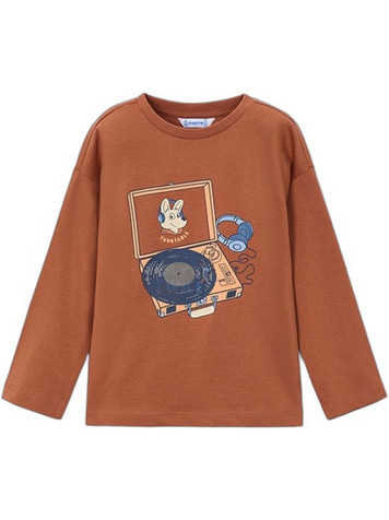 Mayoral Παιδικό T-Shirt Μακρυμάνικο Rusted 16-04015-039