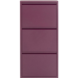 Kare Design Παπουτσοθήκη Μεταλλική Caruso Μωβ M50xΠ14xΥ103cm KA-71549