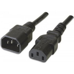 Manhattan ICOC 03-NC Προέκταση Καλωδίου Τροφοδοσίας IEC C13 to IEC C14 1.8m