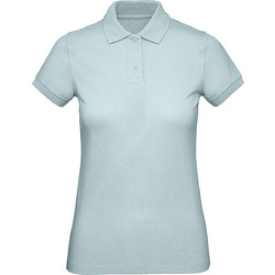 B & C Γυναικεία Μπλούζα Polo Κοντομάνικη Πράσινο Mint PW440-251