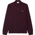 Lacoste Ανδρική Μπλούζα Polo Μακρυμάνικη Μπορντό L131200-3KE