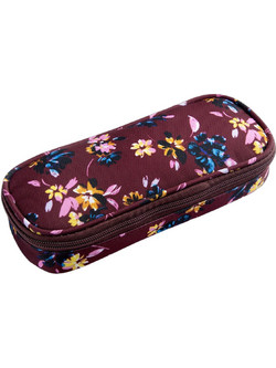 Sentio Painted Floral Κασετίνα Μπορντό ST60273