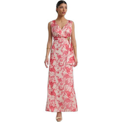 Fibes Fashion Maxi Καλοκαιρινό Φόρεμα για Γάμο / Βάπτιση Κρουαζέ Εκρού 05-9509