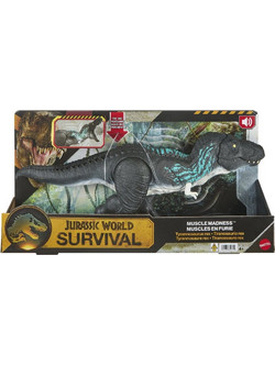 Mattel Jurassic World Survival Muscle Madness Tyrannosaurus Rex Φιγούρα Δεινόσαυρος για 4+ Ετών 56cm