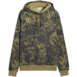 Puma Ανδρικό Αθλητικό Φούτερ με Κουκούλα Χακί 694338-89