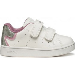 Geox Eclyper Παιδικά Sneakers Μπεζ Χρυσά B365MA0BCKCC0874