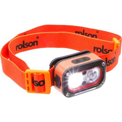 Rolson 61485 Επαναφορτιζόμενος Φακός Κεφαλής Led 120lm