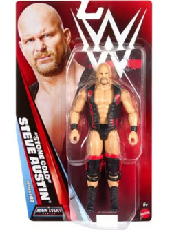 Mattel WWE Main Event Series 167 Stone Cold Steve Austin Φιγούρα Δράσης για 6+ Ετών 15cm