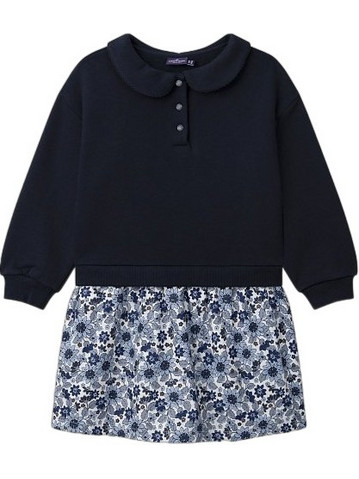 Sergent Major Preppy Παιδικό Φόρεμα Navy Μπλε Γαλάζιο RIBINETTE