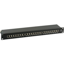 EFB Elektronik 37666SW.1M Ethernet Patch Panel Rack 1U 19" 24 Θυρών Cat.6a Shielded STP