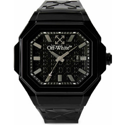 Off White Ανδρικό Ρολόι με Μαύρο Λουράκι OW1G028P0085