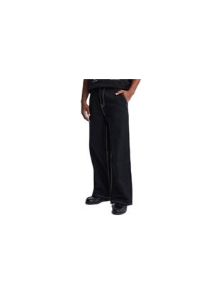 Funky Buddha Ανδρικό Τζιν Παντελόνι Loose Εφαρμογή Μαύρο GRW014-971-02