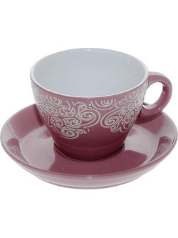 Espiel Φλιτζάνι Cappuccino & Τσαγιού Πορσελάνης Ροζ 280ml HUN121K6