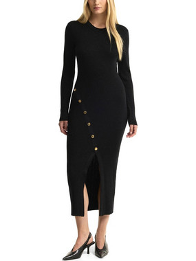 Barbour Midi Καθημερινό Φόρεμα Μαύρο LDR1050-BK11