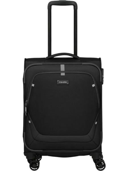 Travelite Crosslite 091946-01 Βαλίτσα Καμπίνας 55x40x23cm με 4 Ρόδες Μαύρη