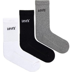 Levi's Ανδρικές Κάλτσες Ψηλές Λευκές Μαύρες Γκρι 3Pack 701239475-003
