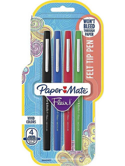 Papermate Σετ Στυλό Διαρκείας Πολύχρωμο 4τμχ 2032365