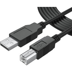 Powertech CAB-U016 Καλώδιο USB-A Male 2.0 to USB-B Male 1.5m Black