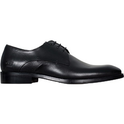 Versace 19V69 Ανδρικά Σκαρπίνια Derby Δερμάτινα Μαύρα YO-S661E05