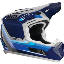 Thor MX Fleet Defy Blue Grey Κράνος Μηχανής Motocross