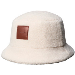 Calvin Klein Γυναικείο Καπέλο Bucket Γούνινο Λευκό LV04F5097G-QYJ