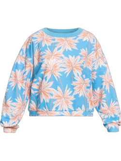 Roxy Off To The Beach Γυναικείο Φούτερ Γαλάζιο ERJFT04679-BJT6