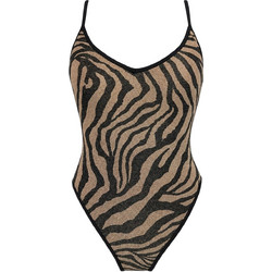 Sugarfree Ολόσωμο Μαγιό Animal Print Μαύρο Ταμπά 26804052-303
