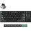 Keychron K8 Ultra 8K Ασύρματο Μηχανικό Gaming Πληκτρολόγιο TenKeyLess με Keychron Apex Brown Διακόπτες RGB Black