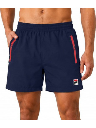 Fila Ανδρικό Μαγιό Σορτς με Σχέδια Navy Μπλε APXMS26002