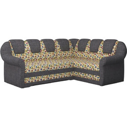 PoliHome King II-Δεξιά-Gkri - Butterfly Γωνιακός Καναπές Δεξιά Γωνία Πολύχρωμος 243x190x105cm 161342369