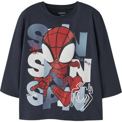 Name It Spider-Man Παιδικό T-Shirt Μακρυμάνικο Navy Μπλε 13258001