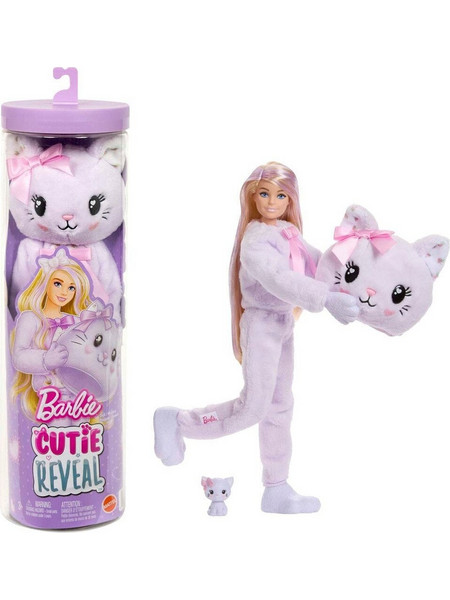 Mattel Barbie Cutie Reveal Sweet Bows Purple Kitten