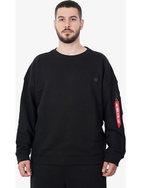 Alpha Industries Ανδρικό Φούτερ Μαύρο 146303-03
