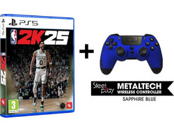 Steelplay Wireless Controller για PS5 Blue with 2K25