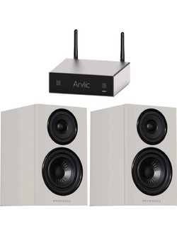Wharfedale Diamond 12.0i + Arylic A50 Amp Wi-Fi Σετ Ηχείων Hi-Fi Βιβλιοθήκης 60W 2 Δρόμων White