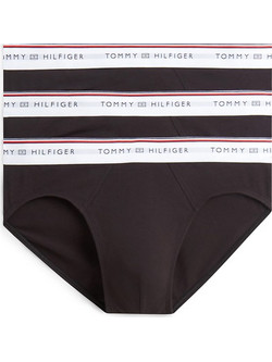 Tommy Hilfiger Ανδρικά Σλιπ Βαμβακερά Μαύρα 3Pack UM0UM03979-0XU