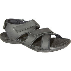 Mitsuko Δερμάτινα Ανδρικά Πέδιλα Μαύρα GS01090M