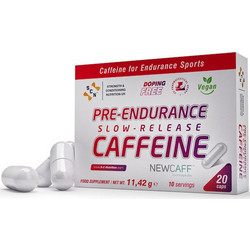 S-C-Nutrition Pre-Endurance Slow Release Caffeine 20 Κάψουλες