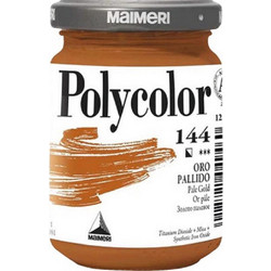 Maimeri Polycolor 144 Gold Pale Ακρυλικό Χρώμα Ζωγραφικής 140ml