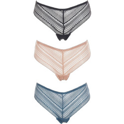 Gsecret Γυναικεία Slip με Δαντέλα 3Pack 3P6478-39081