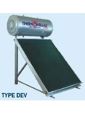 Thermohellas Plus D Ηλιακός Θερμοσίφωνας 120lt 1.75m² Glass Διπλής Ενέργειας