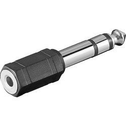Cabletime AV-RA19N Αντάπτορας Ήχου 6.35mm Male to 3.5mm Male