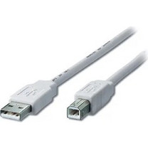 Equip 128651 Καλώδιο USB-A Male 2.0 to USB-B Male 3m White