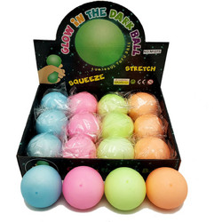 Blue Toys Glow in the Dark Μπαλάκι Αντιστρές Διάφορα Χρώματα