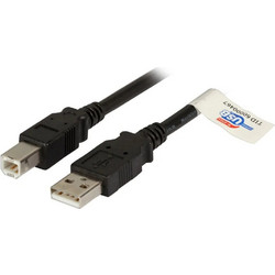 EFB Elektronik K5256SW.5 Καλώδιο USB-A Male 2.0 to USB-B Male 5m Black