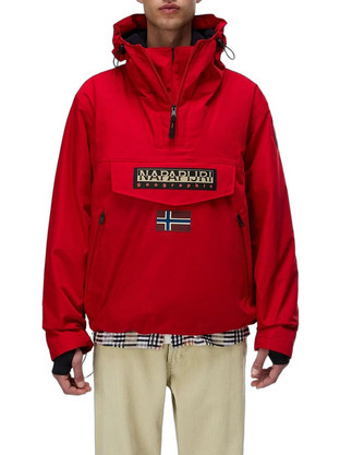 Napapijri Rainforest Αθλητικό Ανδρικό Μπουφάν Χειμωνιάτικο Pullover Αδιάβροχο NP0A4IB9R1F
